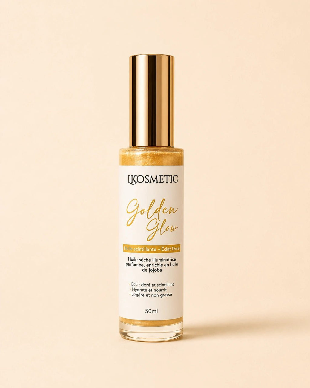Huile scintillante - Golden Glow - LKosmetic