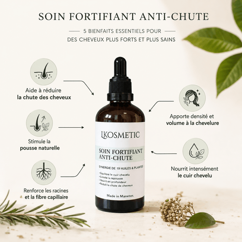 Huile capillaire anti - chute 19 plantes - LKosmetic