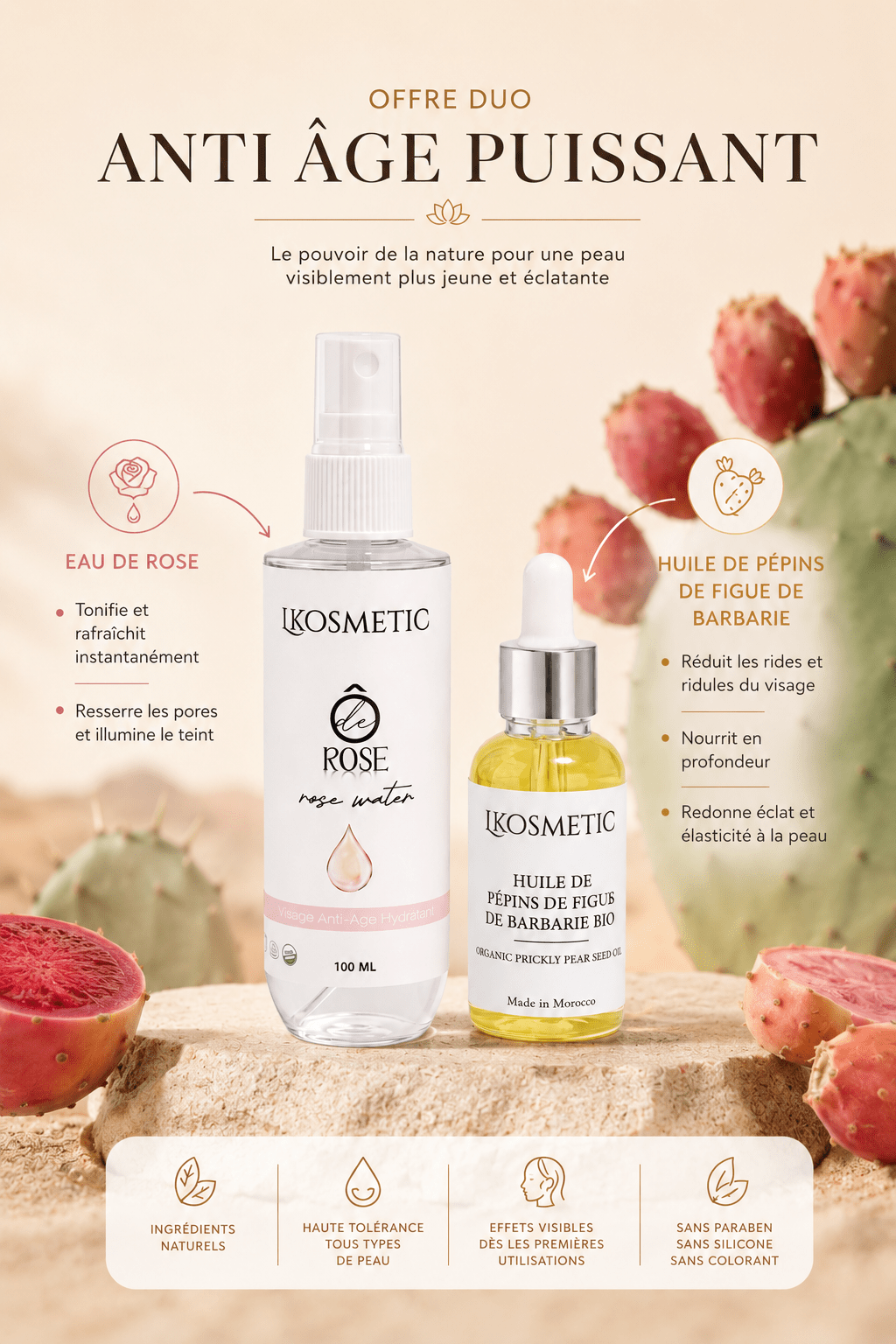 Pack Anti - age - Éclat & jeunesse - LKosmetic