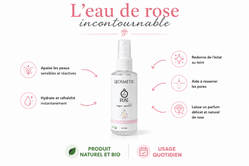 Eau de rose - Tonifiant - LKosmetic