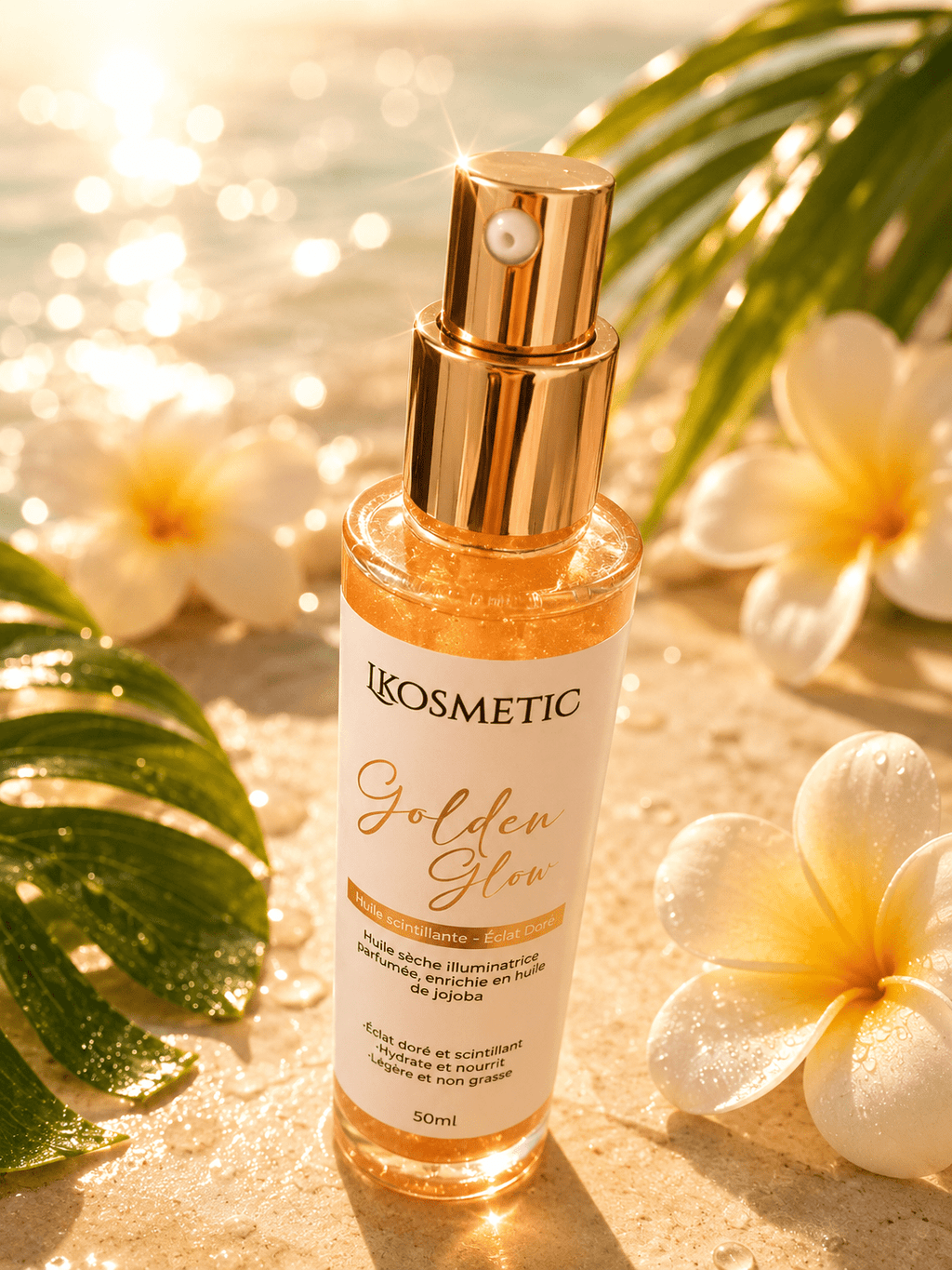 Huile scintillante - Golden Glow - LKosmetic