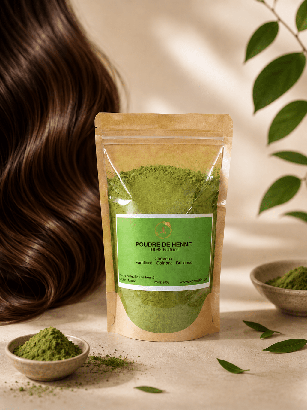 Poudre de Henné – Soin fortifiant et embellisseur - LKosmetic