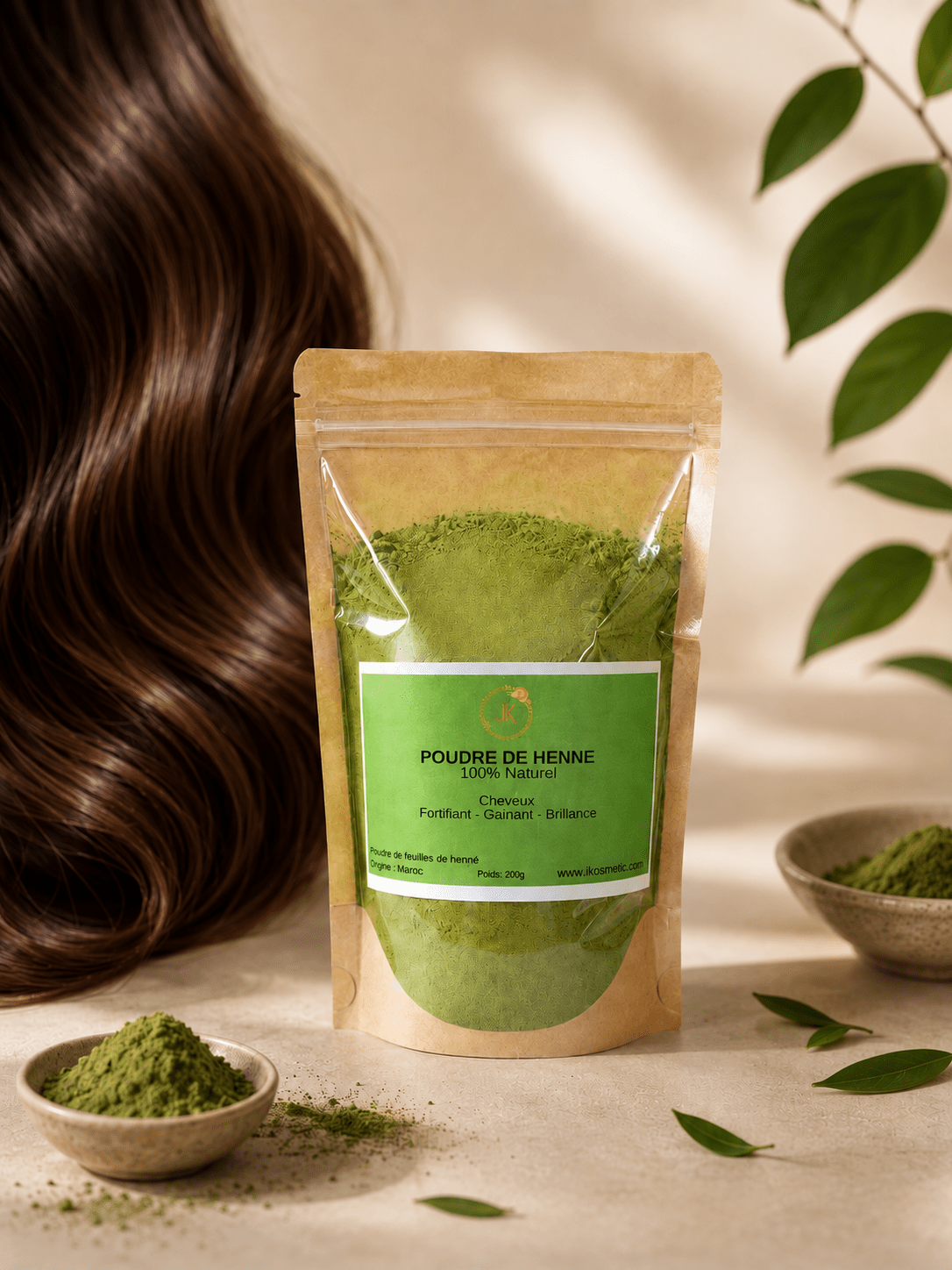 Poudre de Henné – Soin fortifiant et embellisseur - LKosmetic