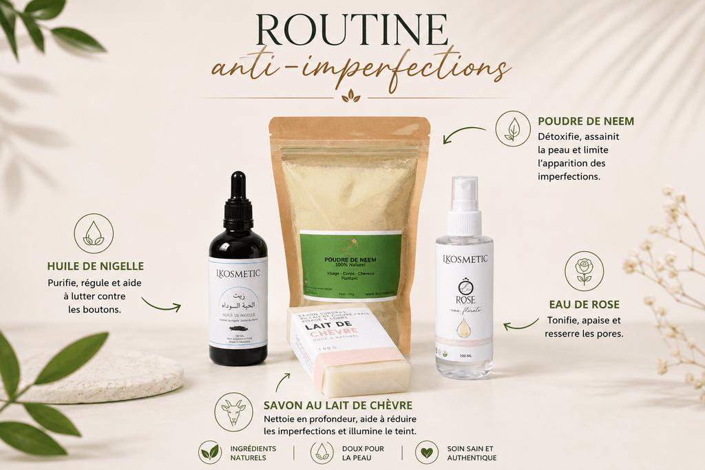 Pack Anti - Imperfections – Routine Naturelle Complète - LKosmetic
